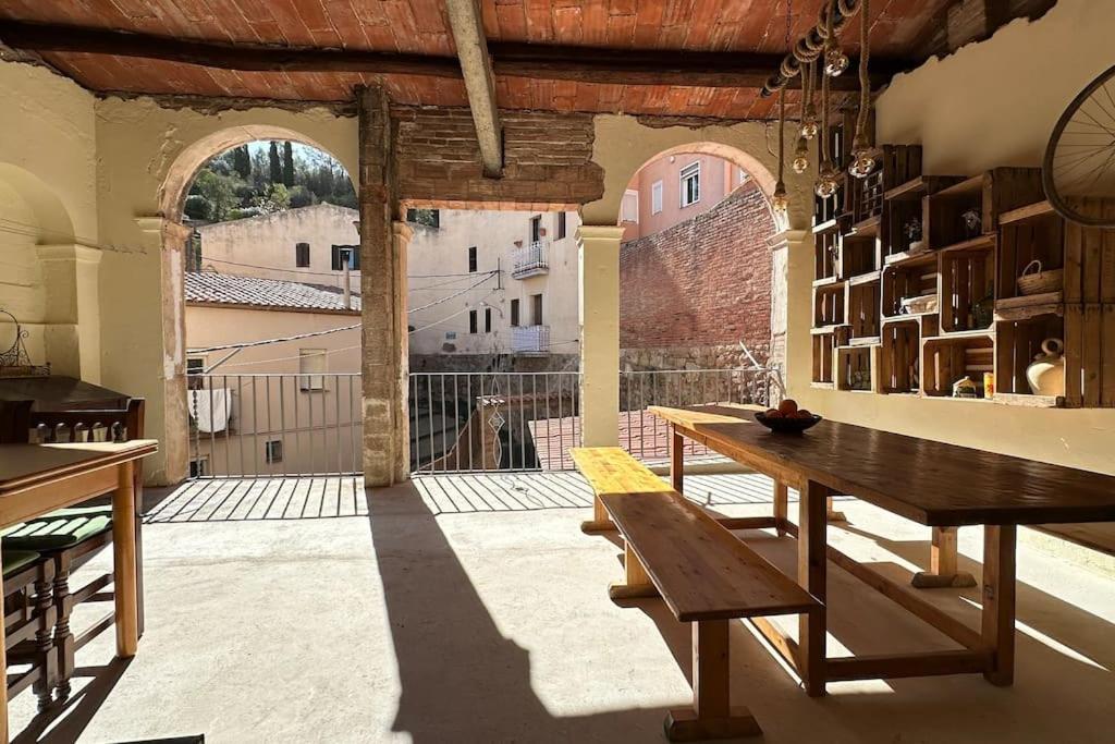 Habitacion Sant Jeroni En Casa Cami De Les Aiguees Monistrol De Montserrat Hotel Exterior photo