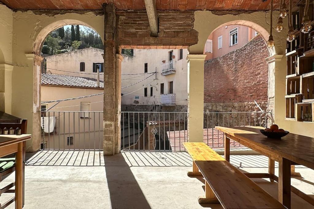 Habitacion Sant Jeroni En Casa Cami De Les Aiguees Monistrol De Montserrat Hotel Exterior photo